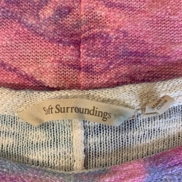 Soft Surroundings Women's‎ Lenore Multicolor Knit Pullover Sweater Size S - Picture 6 of 13